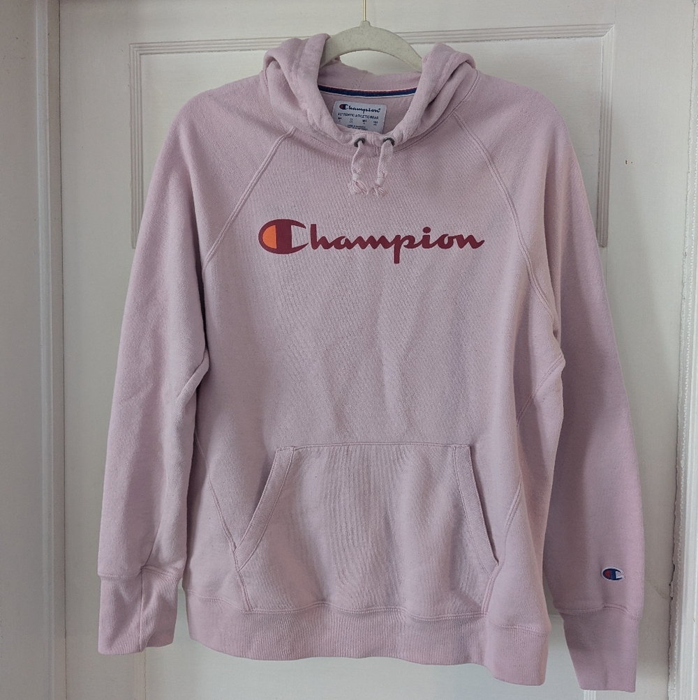 Champion Baby Pink Pullover Hoodie